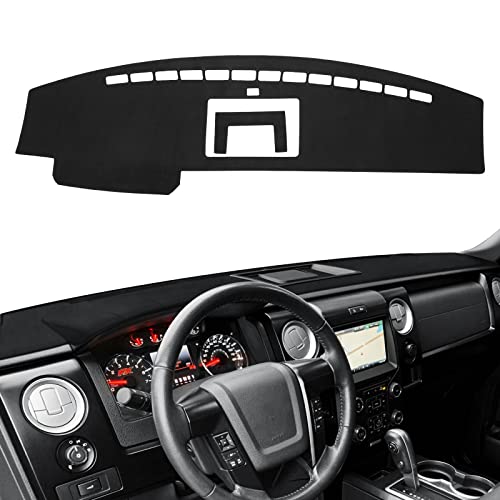 CARTIST Dash Cover Compatible with Ford F-150 F150 Pickup 2009-2014 Accessories Dashboard Cover Mat Non-Slip Pad Carpet Sunshield Protector (with Light Sensor) by CARTIST - Used condition - US$19.14