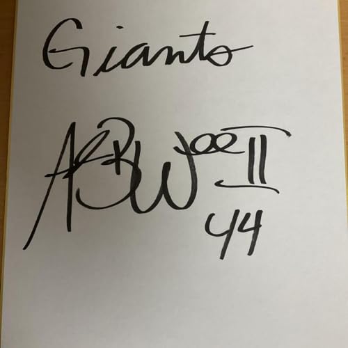 読売ジャイアンツ ウォーカー 直筆サイン色紙 巨人