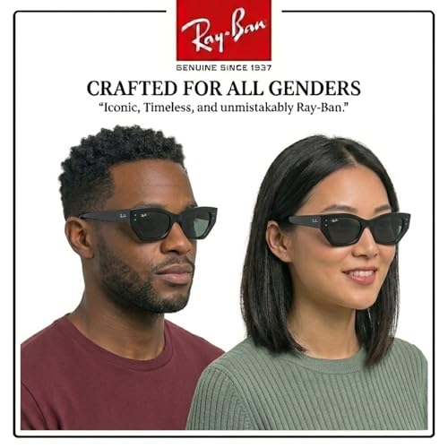 Image of Ray-Ban RB4430 ZENA BIO-BASED Shape Sunglasses with Official Eyewear Kit