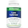 Enzyme Science Lypo Optimize Advanced Lipase Digestive Enzyme Formula for Fat Digestion & Gut Support Vegan & Kosher Capsules 90 Count