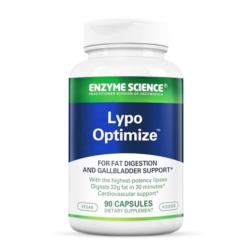 Enzyme Science™ Lypo Optimize™, 90 Capsules – All Natural Enzyme Supplement – Digestive Enzyme Support for Gallbladder, Pancreas, and Liver – Fat Digestion – Vegan and Kosher