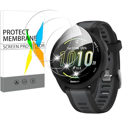 �Ή� GARMIN Forerunner 165/165 Music �t�B���� 3���y���YAGC���Ɏq�f�ށz �X�}�[�g�E�H�b�` �p Forerunner 165 �K���X�t�B���� Garmin Forerunner 165 Music �ی� �t�� �t�B���� 