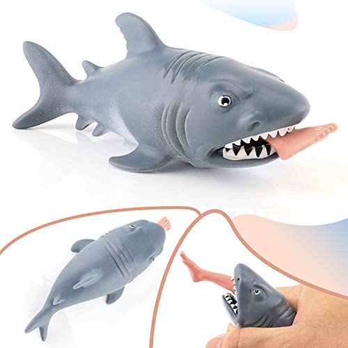 Squeeze Toys Stress Relief Toys for kids and Adults, Gem Toys Funny Shark Toys Practical Joke Toys , Great stress toys for Anxiety