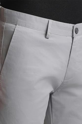 Image of Peter England Men's Regular Fit Mid Rise Pants