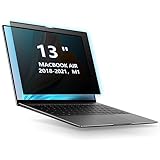 Nuova protezione della privacy: il filtro per la privacy per il MacBook 13 riduce l'angolo di visione a +/- 60 gradi, in modo che lo schermo sia visibile solo quando lo si guarda direttamente. Vista lateralmente, lo schermo appare scuro, in modo che nessun'altra persona possa vedere le informazioni visualizzate.