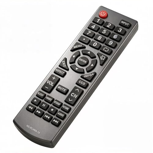 NS-RC4NA-14 Remote Control Replaced for Insignia TV NS-46D400NA14 NS-50D400NA14 NS-39L400NA14 NS-39D40SNA14 NS-32D201NA14 NS-46D40SNA14 NS-50DSNA14 NS-42D40SNA14 NS-65D550NA15 NS-65D4400A14