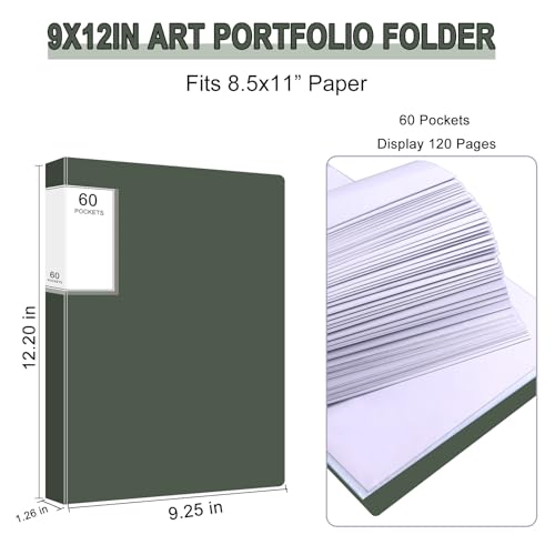 Classeur 60 pochettes et 120 pages pour documents et œuvres d'art - 2