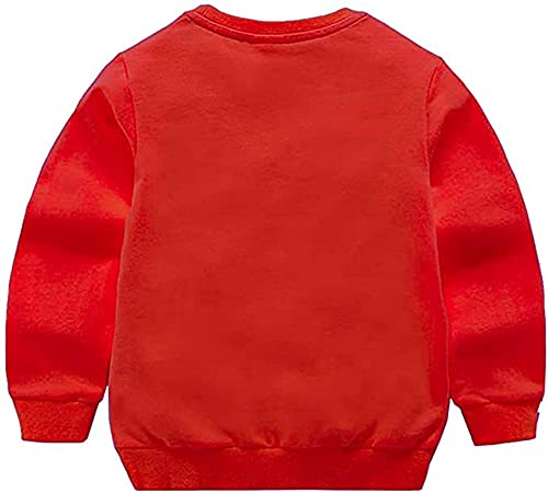 Image of HAXICO Unisex Kids Solid Cotton Thin Pullover Sweatshirt T-Shirt Toddler Baby Crewneck Long Sleeve Tshirts Tops Blouse