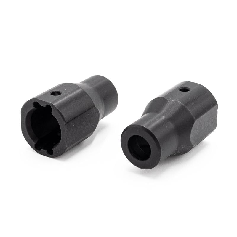 HOBBYTECH - Fusées arrières CRX en Aluminium usinées Noir : CRX-075-FR