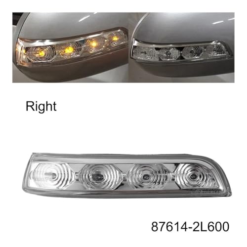 Luz indicadora de espejo para Hyundai i30 2009-2012 intermitente lateral de coche 4