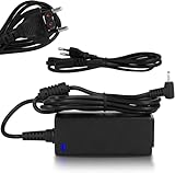 Bamof Bloc d'alimentation pour Ordinateur Portable ASUS 19 V 2,1 A 40 W AC 100 240 V 50/60 Hz   Câble de 202 cm de Long (Prise Jack 2,3 à 0,7 mm)   Compatible avec Les modèles ASUS EEE PC