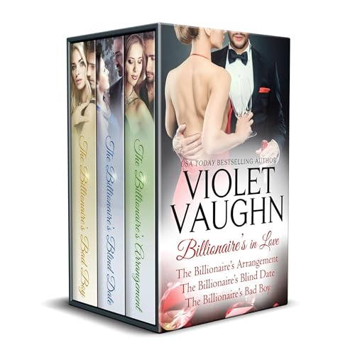 The Billionaires in Love Box Set Books 1-3 Audiolibro Por Violet Vaughn, V. Vaughn arte de portada