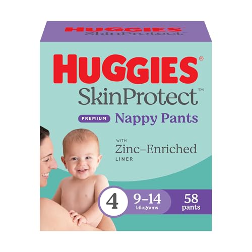 Huggies Skin Protect Nappies Size 4 58 Pack
