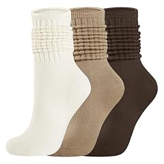 3 Pairs-beige/Khaki/Brown