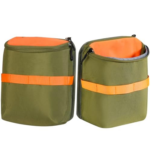 NEW VIEW Upland Hunting Ammo Pouch, 400D Nylon Waterproof Ammo Bag with Molle Strap, High Capacity Design, Removable Pockets for Easy Access, Ideal for Upland Hunting
