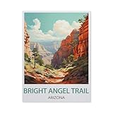 Puzzle 1000 Stück，Bright Angel Trail Arizona，Für Papier Erwachsene Spielzeug Dekompression Spiel（38x26cm）-BD30
