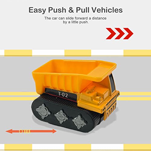 Liberty Imports DS929 16-Piece Diecast Metal Toy Car Set - Fun Play Trucks With Police, Construction, Ambulance & Firetruck Vehicles In 4 Storage Tubes thumb #1