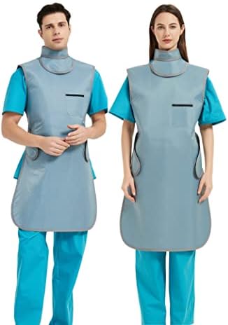 SHINRAY 0.5mmpb Lead Apron for xray with Thyroid Shield Collar,Dental Lead Vest,Radiation Shield,Lead Xray Vest Apron