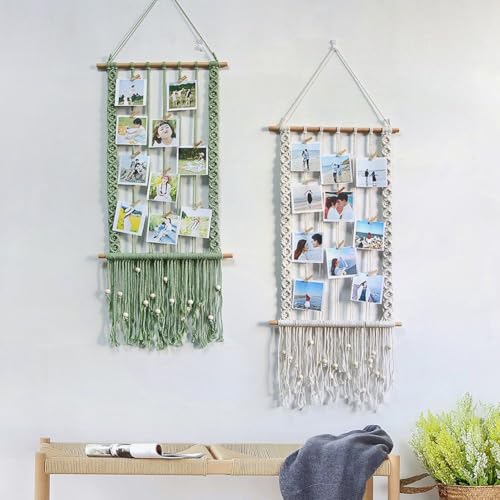 Collage photo macramé pour décoration murale de chambre cocooning - 6