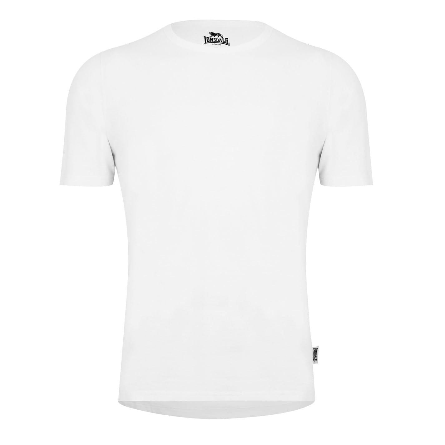 Lonsdale Single T Shirt Mens White XXL