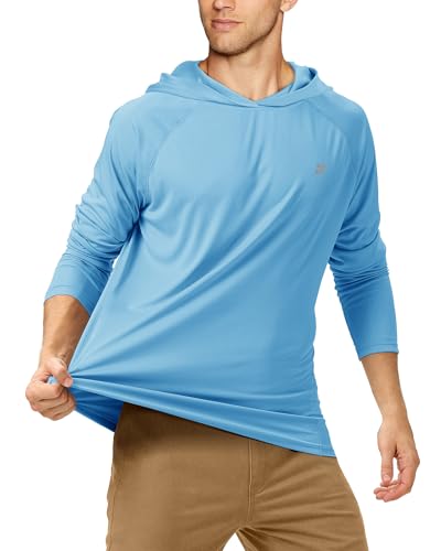 Roadbox UPF 50+ Fishing Shirts for Men Long Sleeve Sun Protection Lightweight Outdoor UV Hiking Shirts image 2