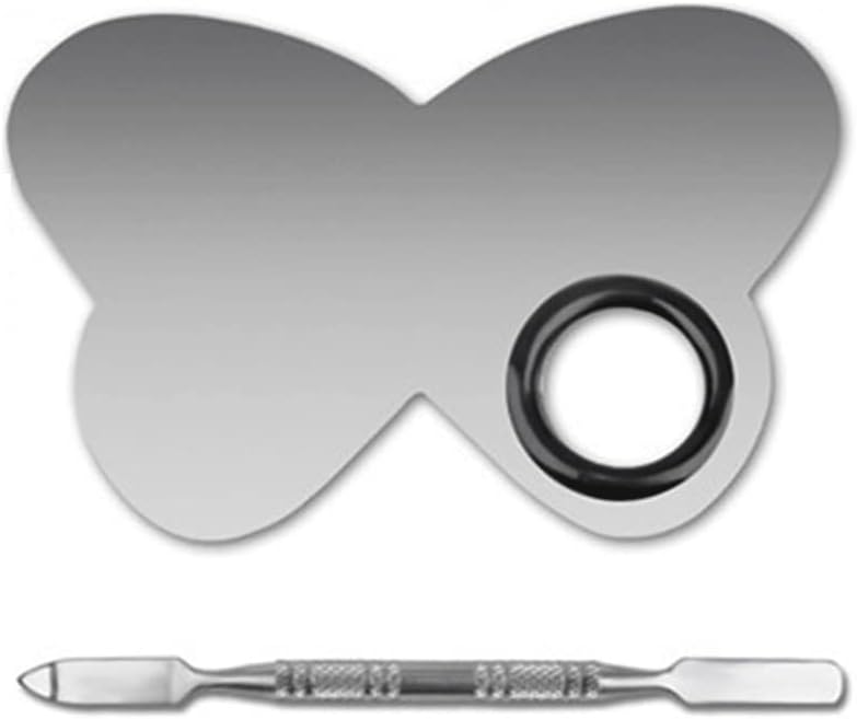 Nail Art Makeup Stainless Steel Palette Tool Alternative Paint Tray