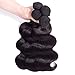 8A Brazilian Body Wave Hair 4 Bundles with Closure (18 20 22 24+16inch) 100% Unprocessed Virgin Human Hair Weave Brazilian Body Wave Bundles with Closure Natural Color