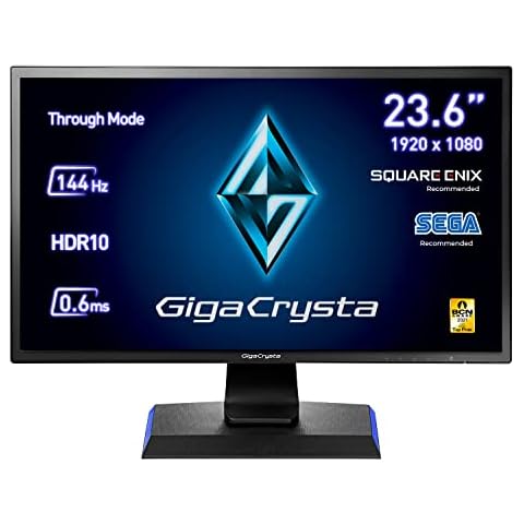 Monitor de Juegos GigaCrysta GC-242HXB, 24" (144 Hz/120 Hz), HDR10, 0.6 ms(GTG), TN Cover