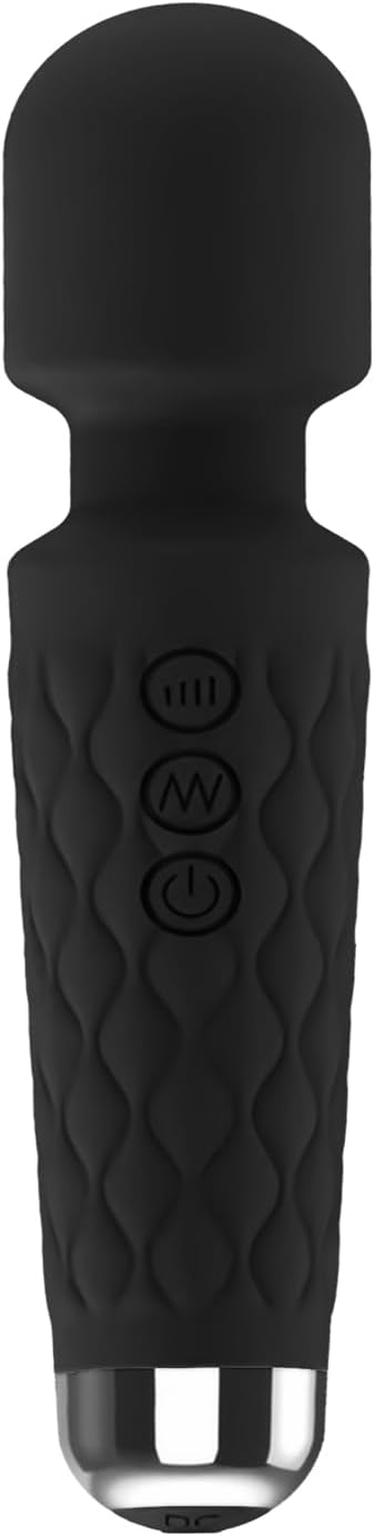 Small Adjustable Manual Back Massages- Handheld Back Massage to Relief Whole Body Muscle Tension (Black)