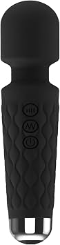 Small Adjustable Manual Back Massages- Handheld Back Massage to Relief Whole Body Muscle Tension Black