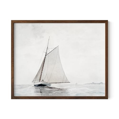 HAUS AND HUES Sailboat Wall Art - Vintage and Modern