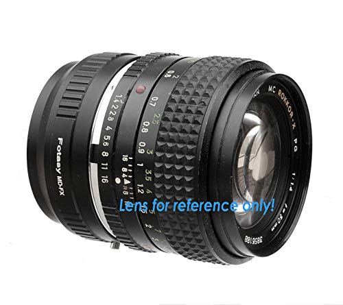 Adaptador Fotasy Minolta MD a Fujifilm X, para lentes Minolta MD/MC Rokkor en cámaras mirrorless Fujifilm X-Mount (X-Pro2, X-E2, X-E3, X-A5, X-M1, X-T1, X-T2, XT3, X-T10, X-T20, X-T30, X-H1) miniatura 2