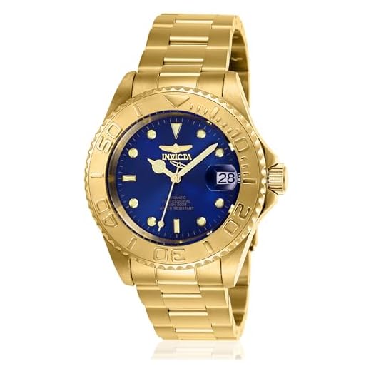 Invicta Men's Pro Diver 40mm Gold Tone Stainless Steel Automatic Watch, Gold (Model: 26997)
