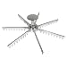 Royal Industries Pie Marker, Cast Aluminum, 7 Cut, Silver, Commercial Grade