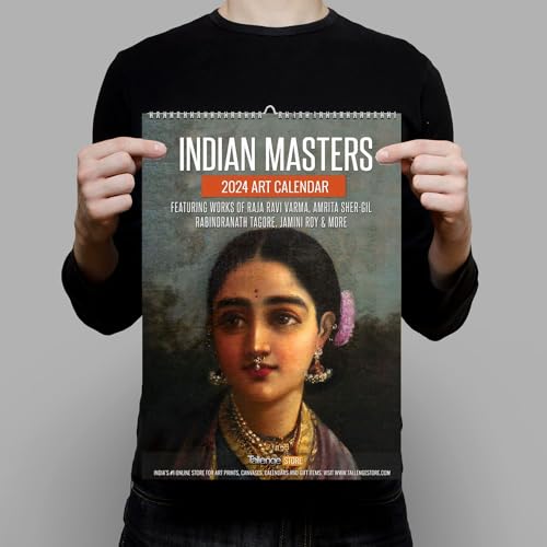 Image of Tallenge - Indian Masters - 2024 Wall Calendar - 12 x 17 Inches for Home & Office (Paper, Wall Calendar)