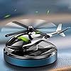 Xummpxuk Helicopter Car Air Fresheners | Dashboard Solar Helicopter Car Diffuser - Long Lasting Solar Plane Car Perfume Diffuser for Car, RV, SUV, Bedroom #2