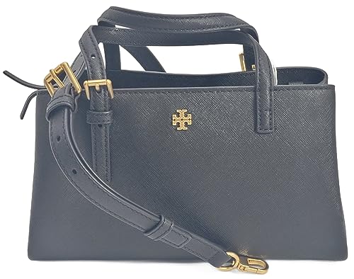 Tory Burch 146394 Emerson Black With Gold Hardware Saffiano