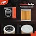 A-Premium Automatic Transmission Fluid Filter with Pan Gasket & Cooler O-Ring, Compatible with Mitsubishi Outlander 2014-2020, Outlander Sport 2015-2023, Lancer 2011-2017, RVR 2015/2017-2023