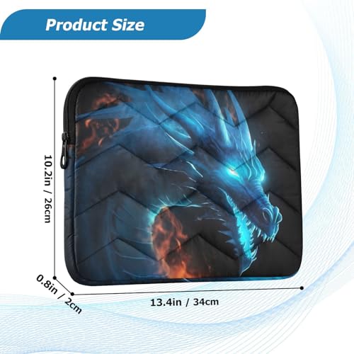 Funda para portátil azul Fire Dragon 13-14 pulg miniatura 3