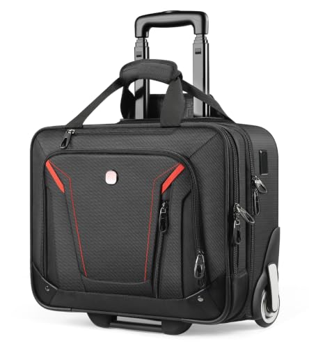star cloud Rigid Frame Rolling Laptop Bag