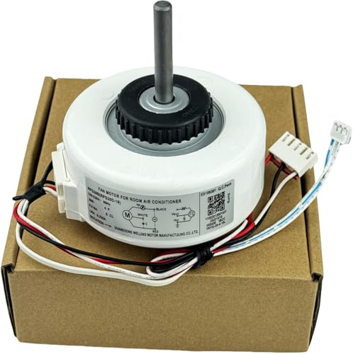 RPG20B(RPG20D-19) YKFG-20-4-10L Air Conditioning Fan Motor fit for Midea Air Conditioner, 208-230V 60Hz 20W 0.218A Air Conditioner Indoor Brushless DC Fan Motor