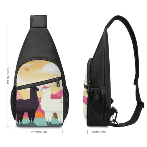 Sling Bag para mujer y hombre mochila cruzada pequeña miniatura 2