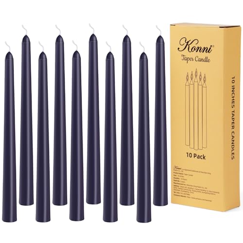Dark Blue Taper Candles