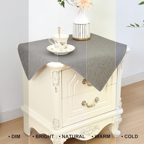 Wolkemer Small Square Tablecloth 24 x 24 Inches Faux Linen Water Resistant by Wolkemer - Used condition - Image 4