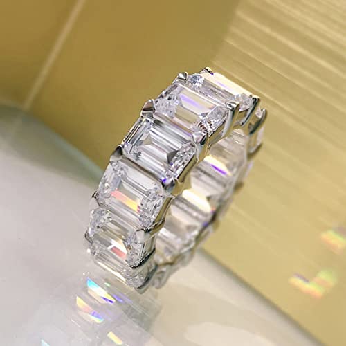 Bague carbone complet 5x7mm en argent 925 : finissez-en avec les bijoux de mariage ternes