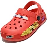 Kids Truck Clogs Cute Slip-On Garden Clogs Toddler Slippers Sandals Soft Sole Shower Slippers Water Shoes