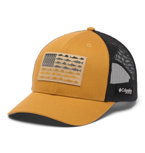 Image of Columbia PFG Fish Flag Mesh Snapback
