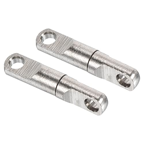 PATIKIL Fishing Heavy Swivel, 10Pcs 132lb Copper Bearing Wind on Terminal Tackle for Big Game Fishing Silver