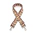 Produktbild Umily Goldfarbene Hardware Ersatz verstellbarer Schultergurt 3.8cm breit Purse Strap Gitarrenart 75cm- 135cm verstellbarer Kreuzkörpergurt für Handtaschen Handtaschen