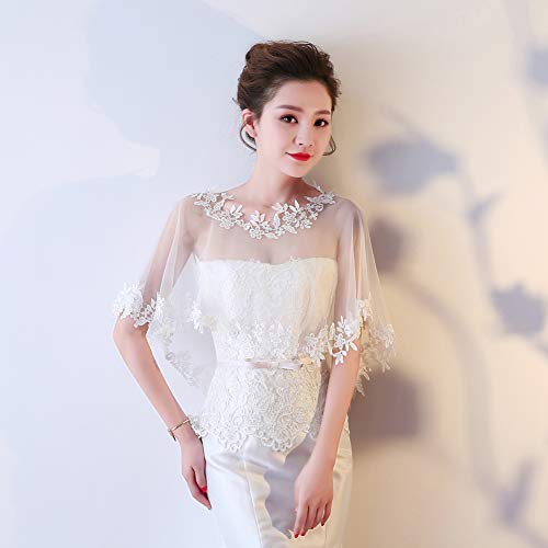 Women Lace Shawls and Wraps for Evening Dresses Bridal Party Special Occasion4